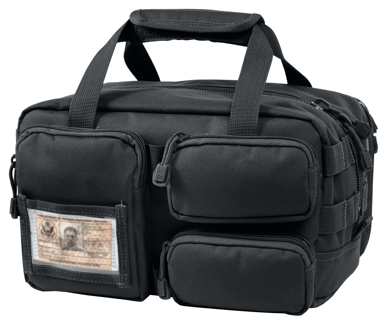 Tactical MOLLE Tool Bag – Rothco Utility ID Holder Bags w/ Removable Compartment