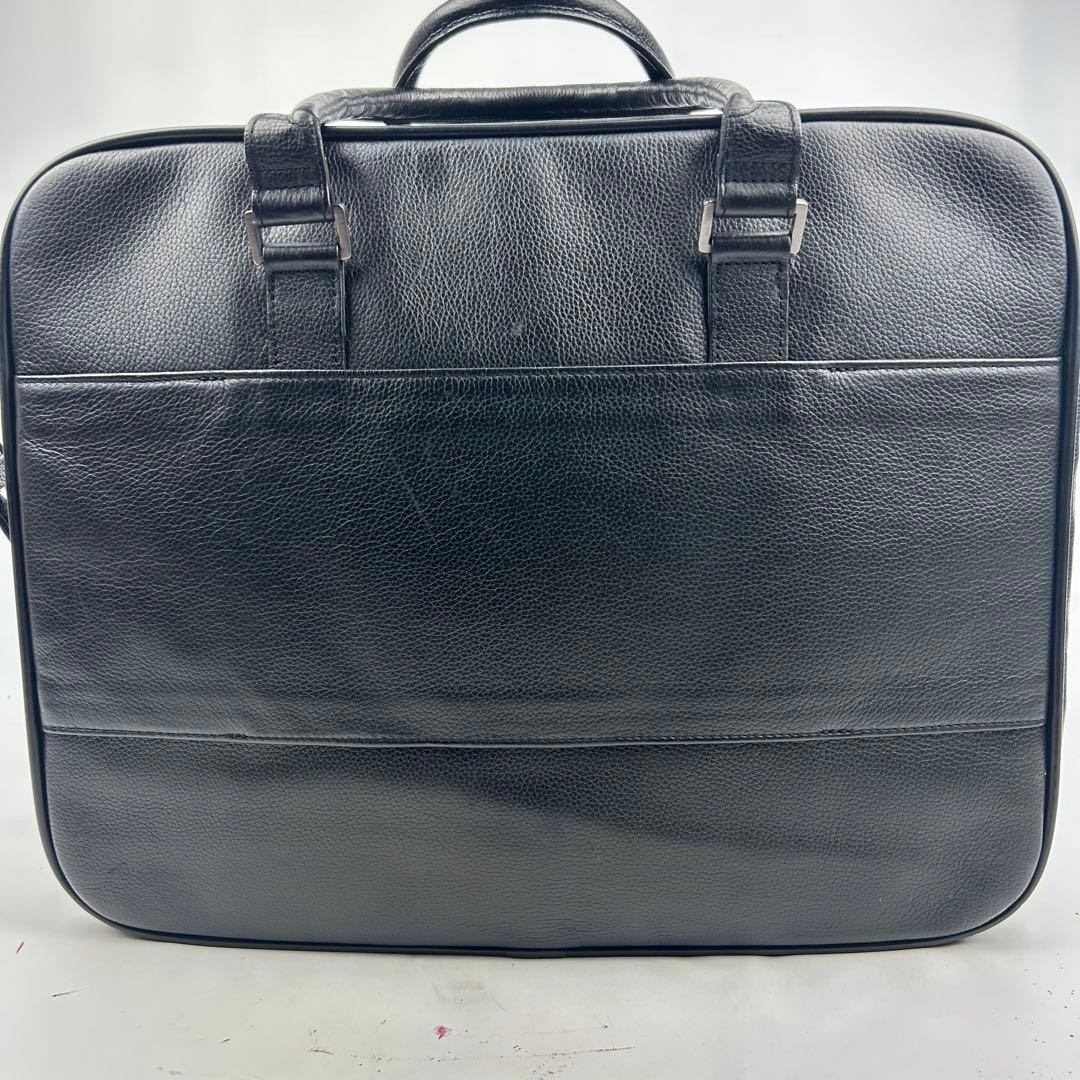 Dunhill Abilities Black Leather 2Way Business Briefcase 42cm