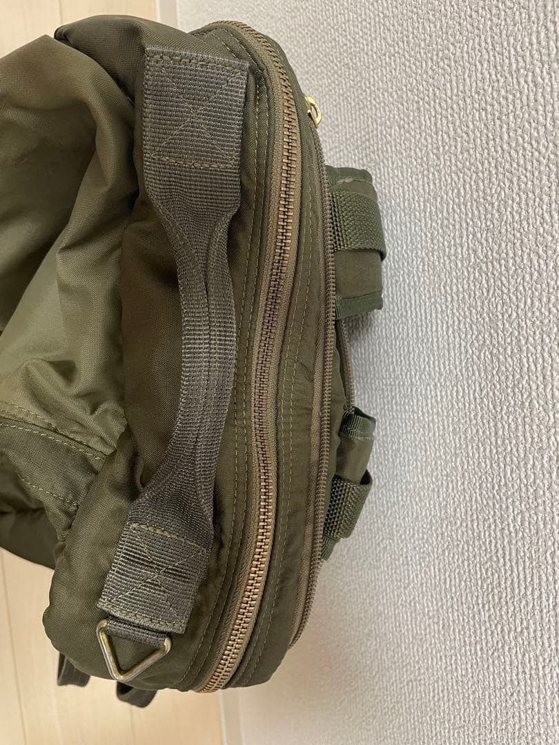 Yoshida Porter Force 3WAY Briefcase Backpack Olive Made in Japan used