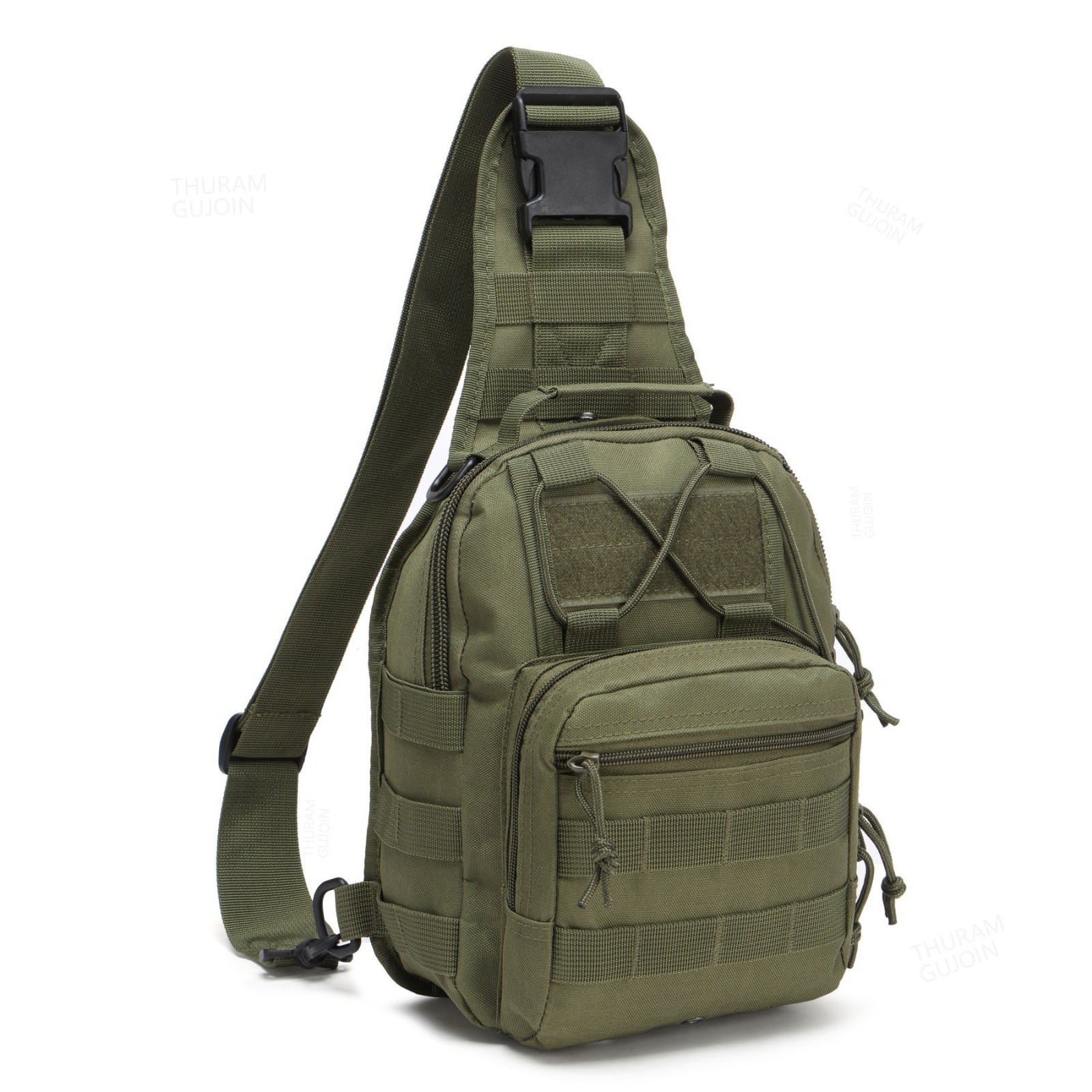 Mens Backpack Tactical Sling Shoulder Bag Molle Travel Chest Pack Outdoor Hiking