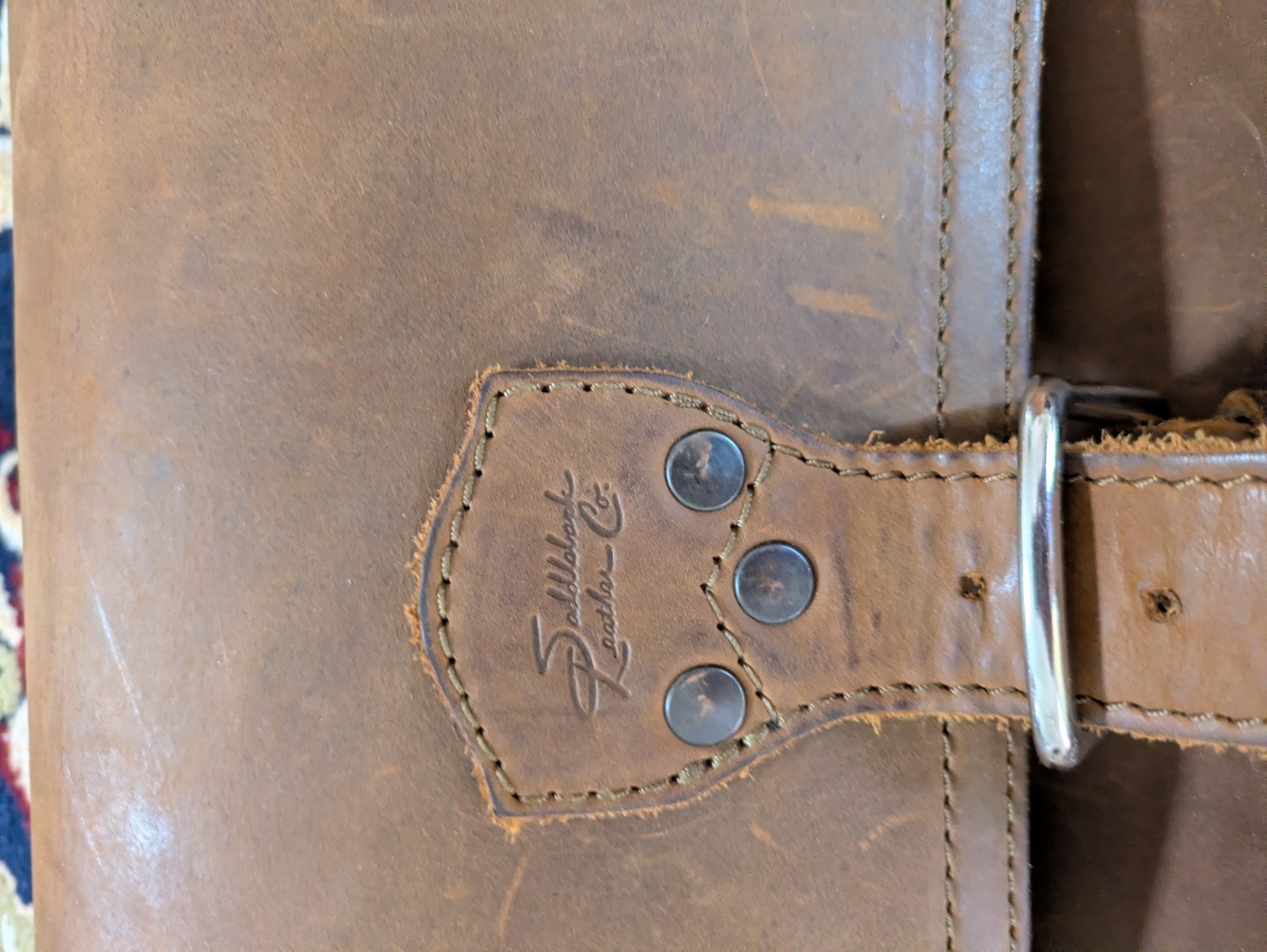 Saddleback Leather Co. Thin Front Pocket Backpack – (Tobacco)