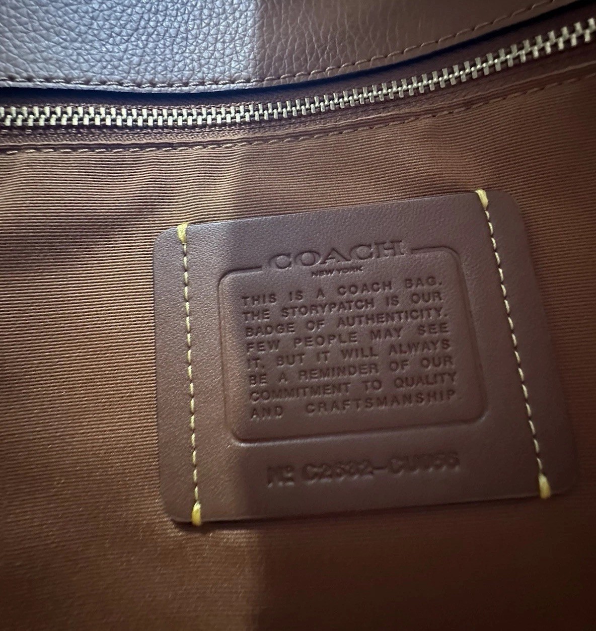 NWT Coach Legacy Pebbled Leather Shoulder Tote Bag Black Brass CU056