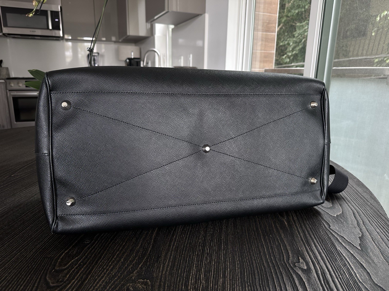 Prada Saffiano Leather Duffle Bag