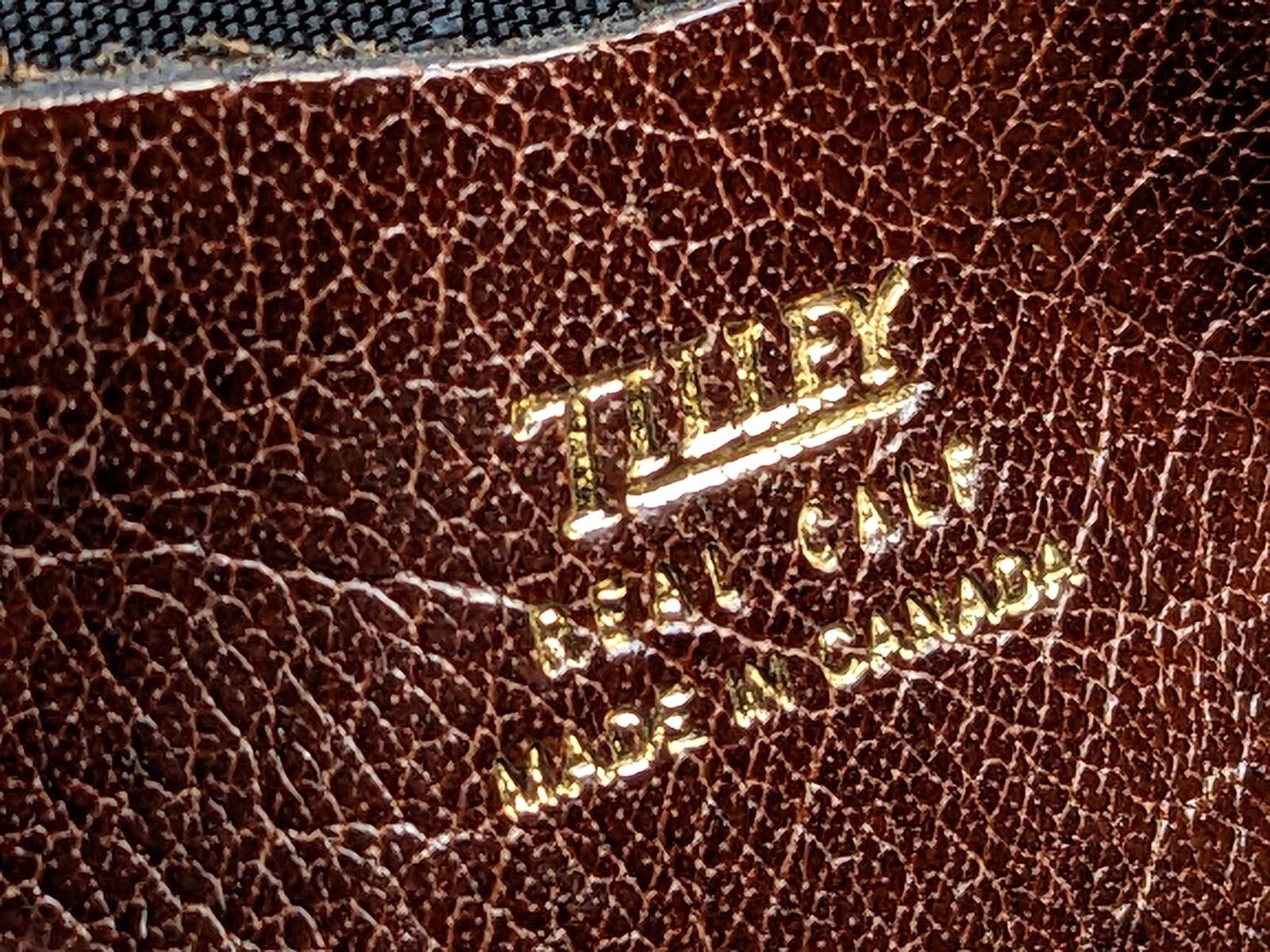 Tilley Document Case Canada Calf Leather Laptop Portfolio