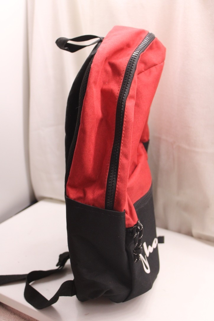Champion Unisex Manuscript School Bookbag, Bright Red 15X17X6inches