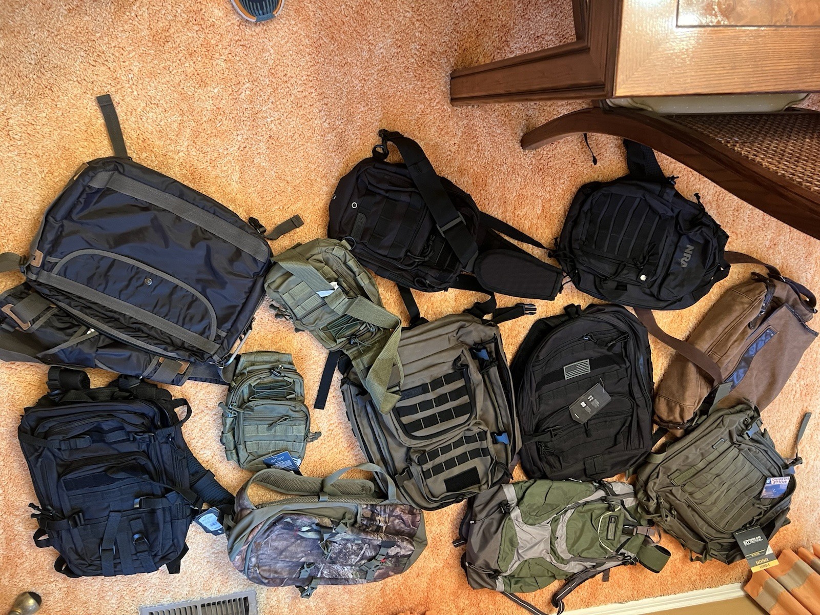 Backpacks + More, all New, $49 each two for $79