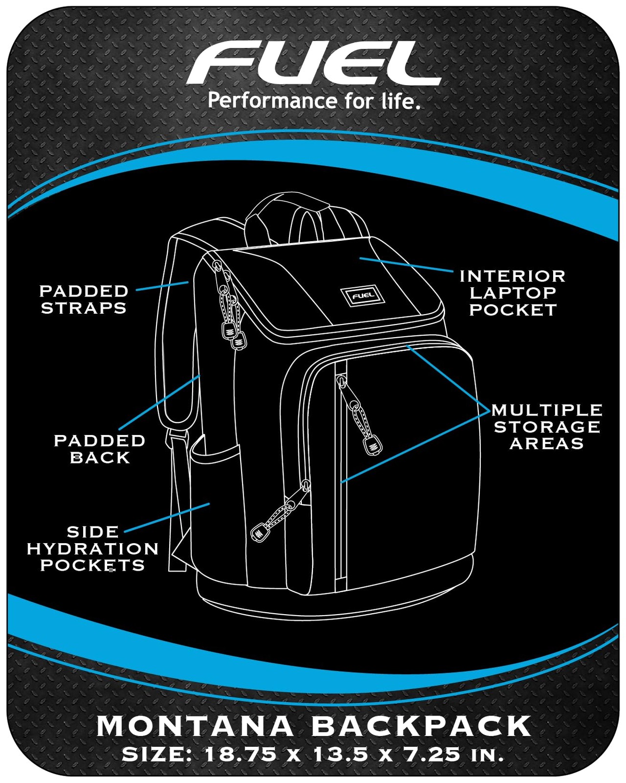 Durable Top Loader Outdoor Backpack w/Adjustable Straps, Multiple Compartment…