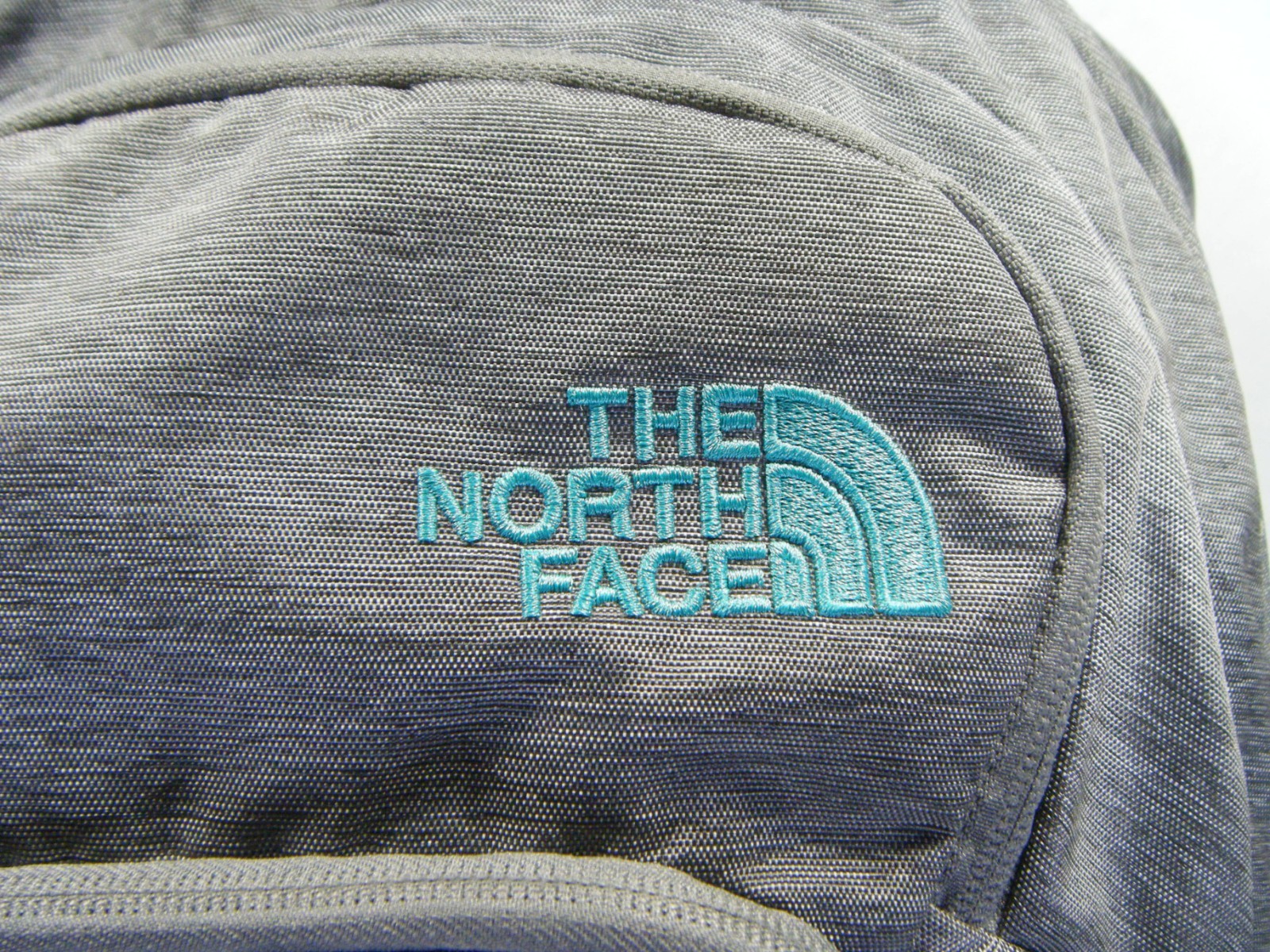 The North Face Pivoter Backpack Gray FlexVent Laptop School Book Bag