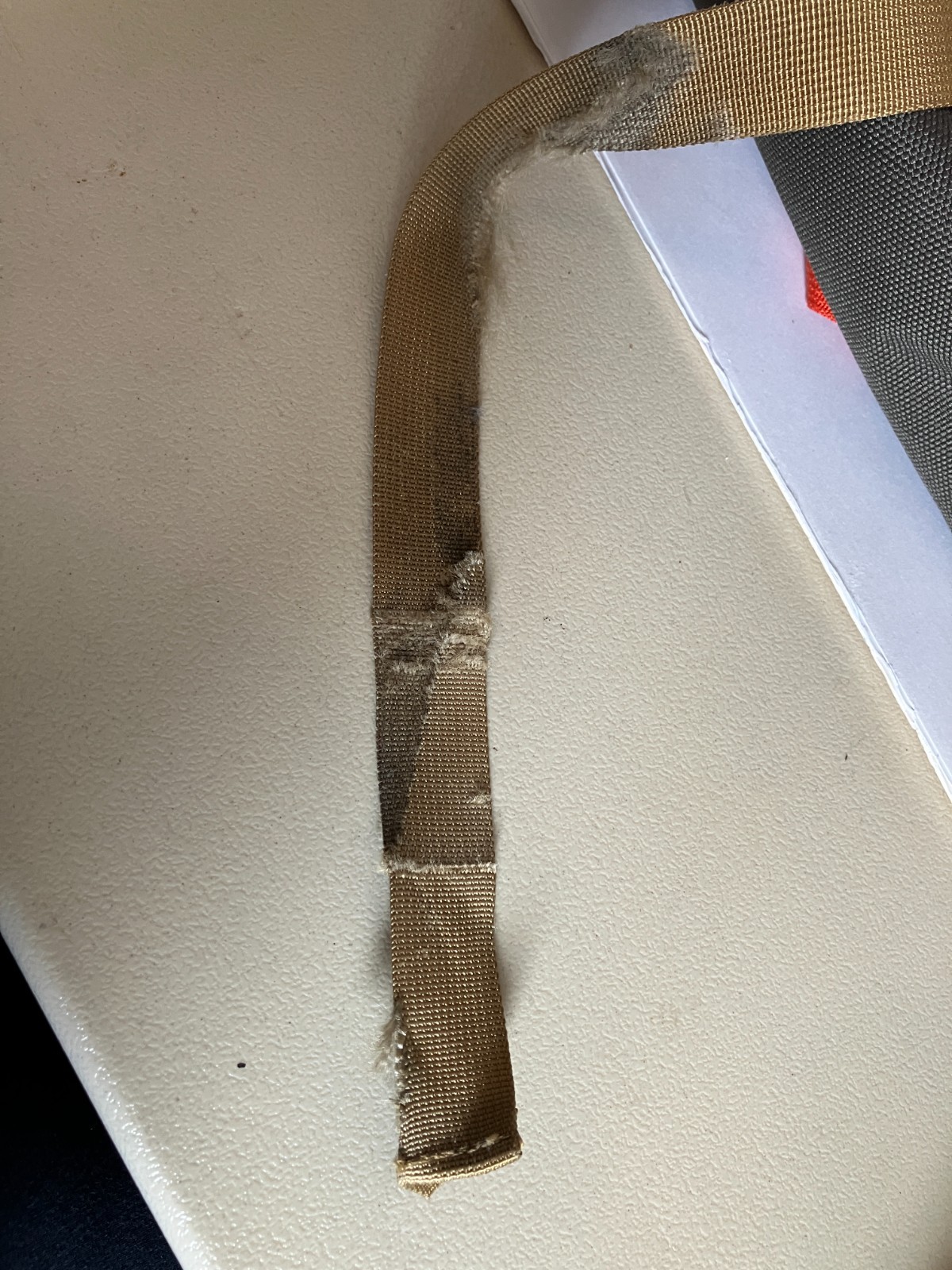 The North Face Top Loader Daypack – Tan With Logo-New with Flaw