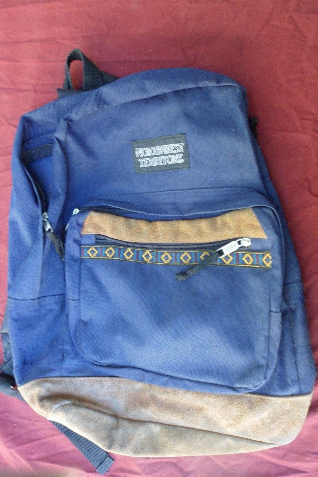 Northwest Territory Pack BlUE w/leather and NATIVE DEISGN Books or Hiking