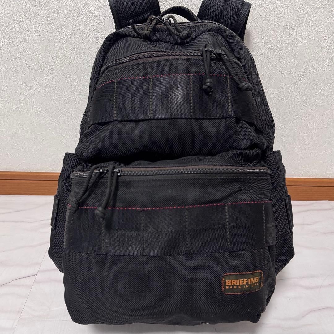 BRIEFING BRF136219 ATTACK PACK Black Ballistic Nylon Backpack Made in USA A4