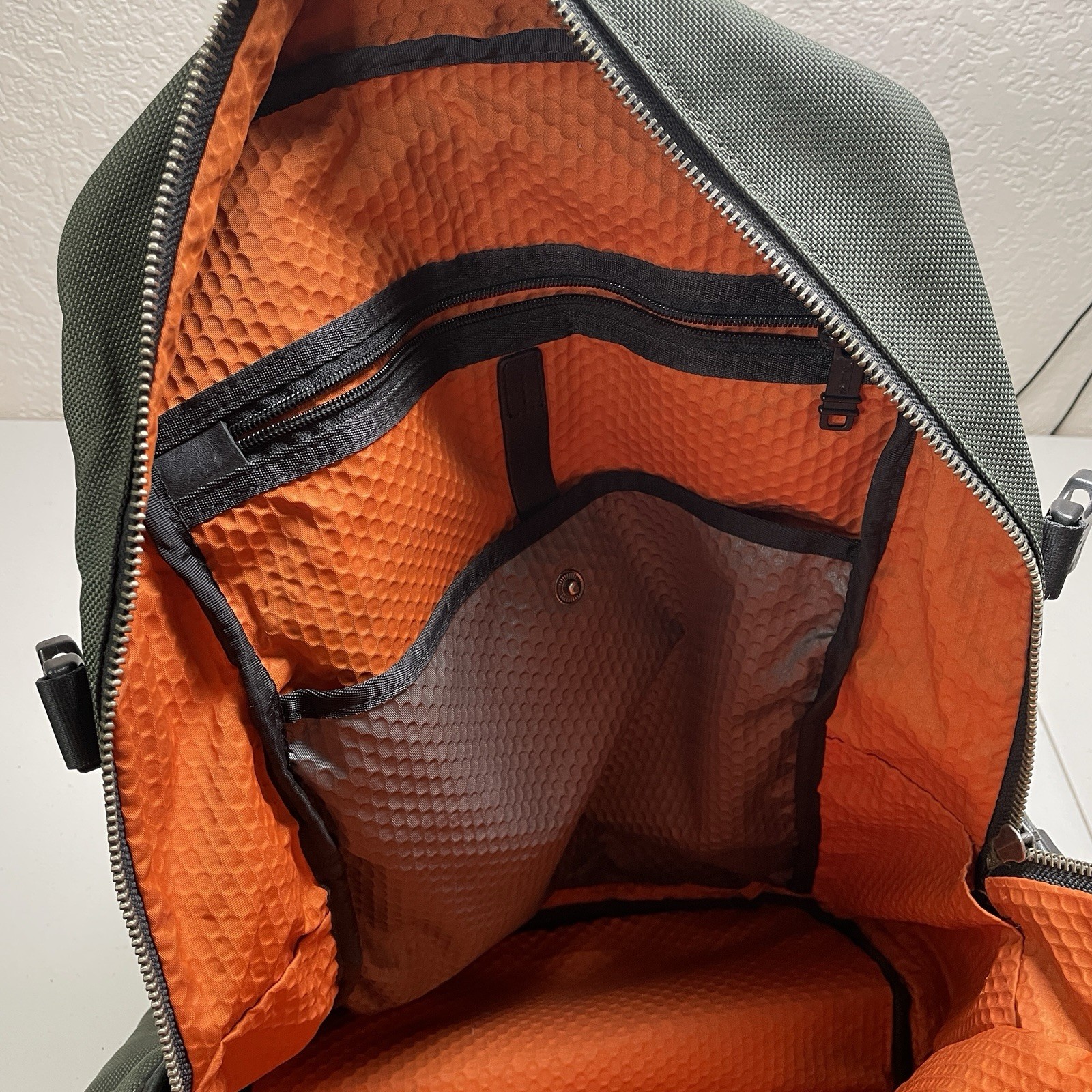 Tumi Alpha Bravo Lejeune 2 Way Backpack – 22380SPH – Green **Flaw Read**