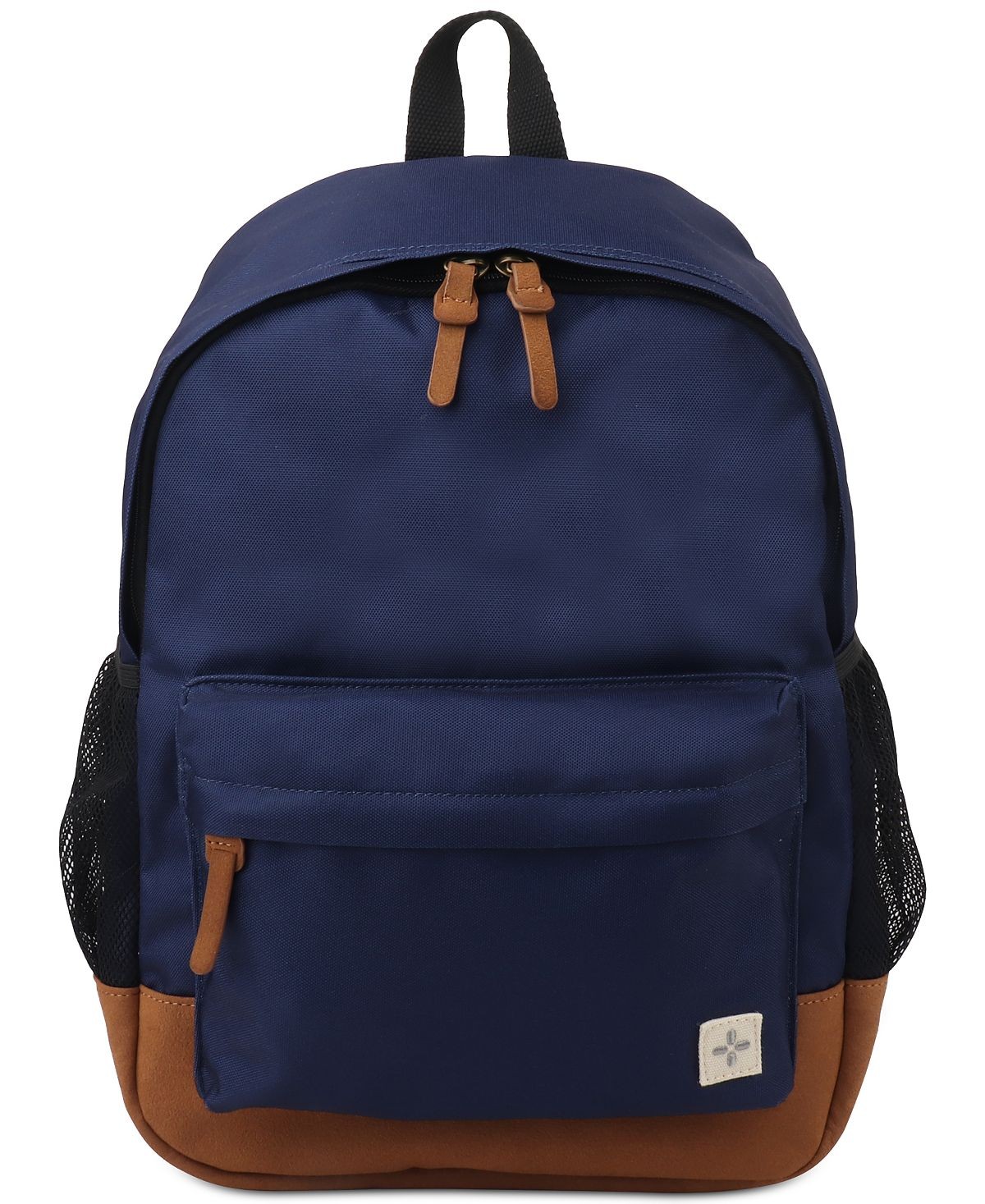 Sun + Stone Riley Colorblocked Backpack Navy Blue-One Size