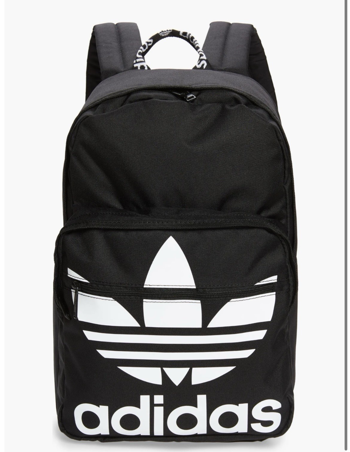 Adidas Originals Trefoil Pocket Backpack – Black/White – New With Tags MSRP $45