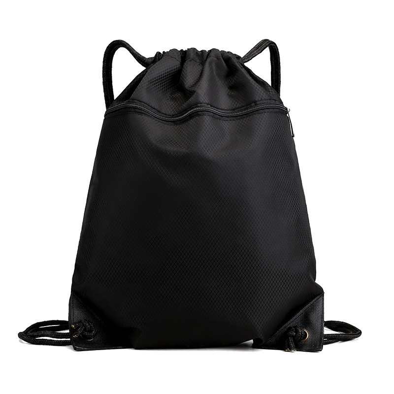 17×20 inch Drawstring Backpack Bag Waterproof Draw String Back Sack Zip Pocket