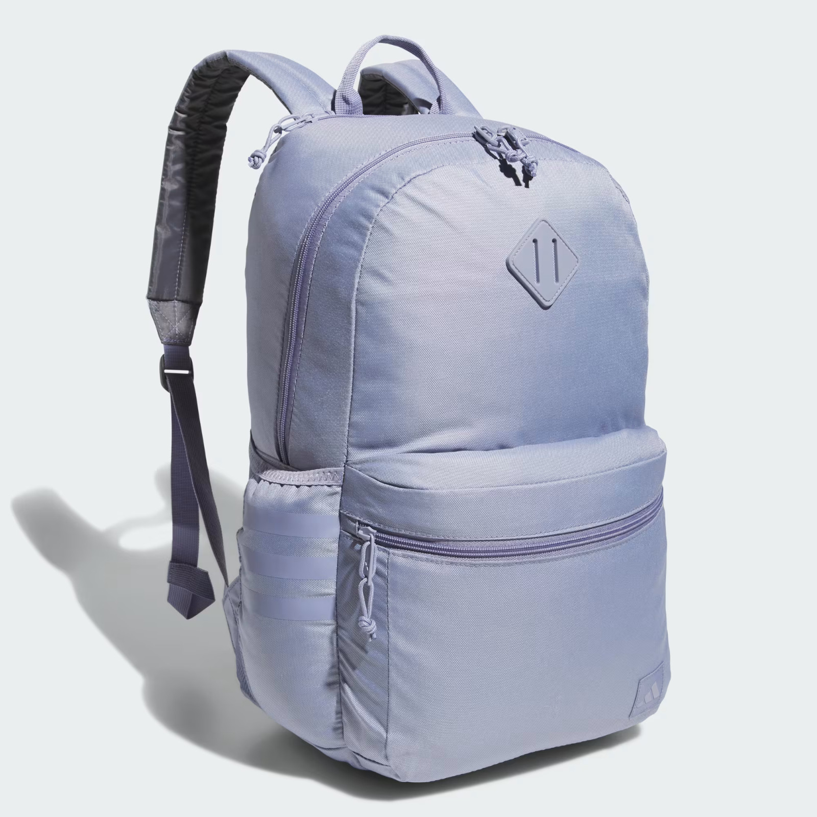 adidas Girl’s Silver Viole Purple/Grey Classic 3S 5 Laptop Backpack (JK3397) NWT