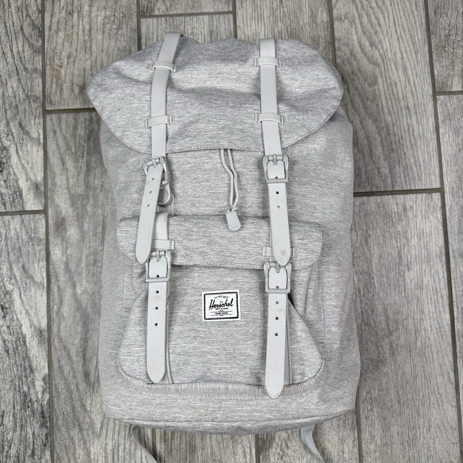 Herschel Little America Backpack Gray Inner Laptop Sleeve READ DESC/SEE PHOTOS