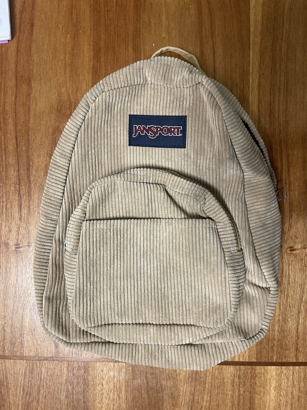 JanSports Half-pint Corduroy Mini Backpack Curry Corduroy