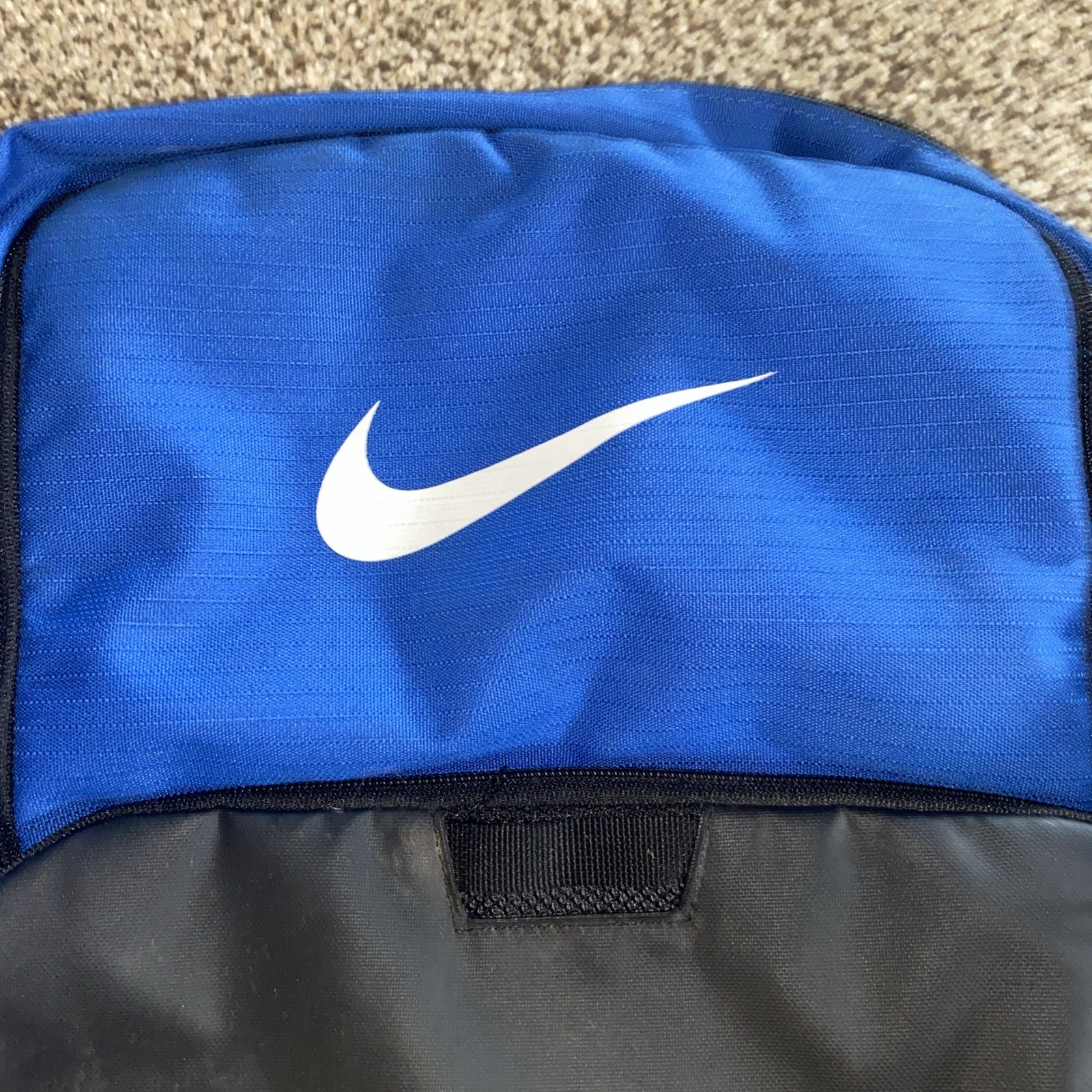 Nike Brasilia Training Backpack Blue Black Book Bag For School Gym Work