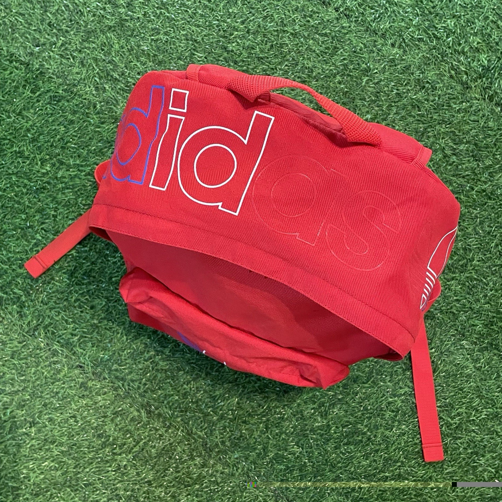 Adidas Adicolor Tricolor Classic Backpack Red Primeblue 90s Heritage