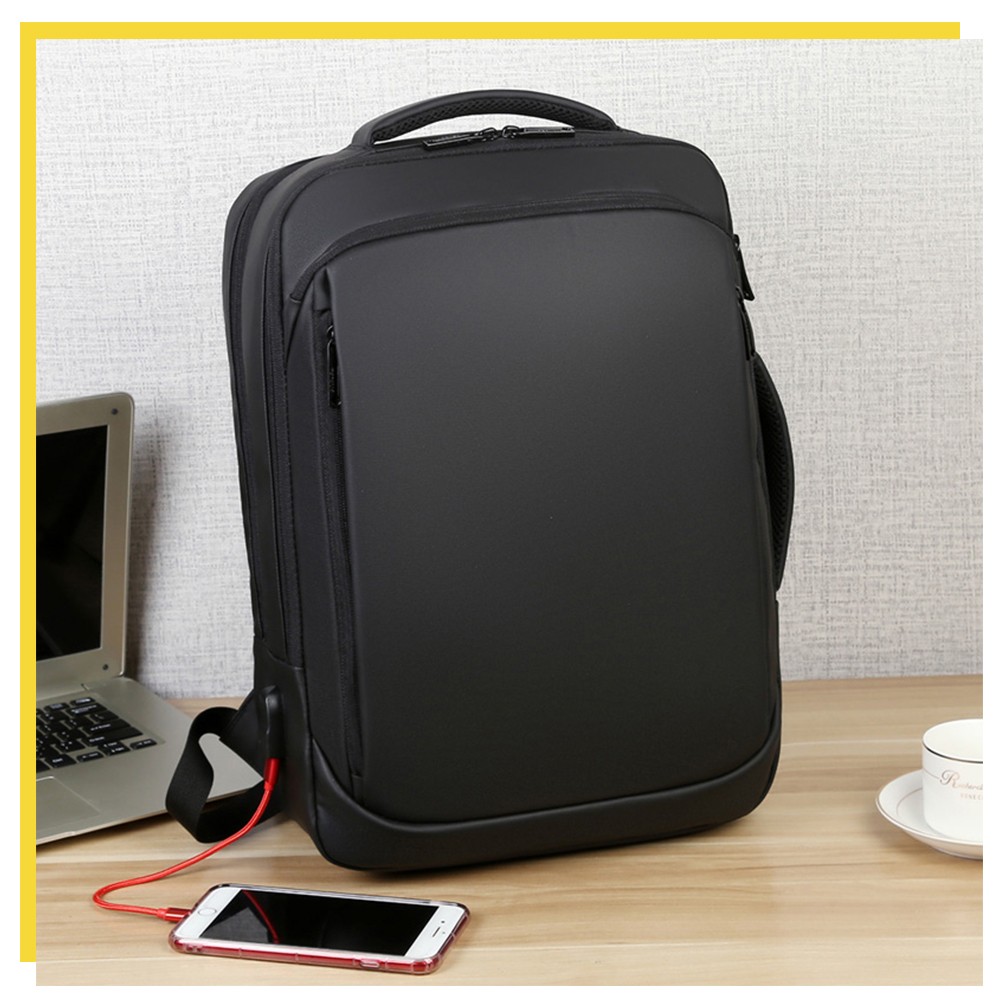 Lightweight Casual Laptop Backpack Business Travel Bag with USB Charging Port US