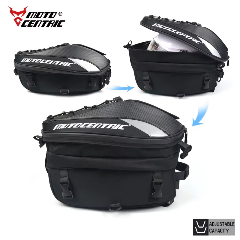 Waterproof Motorcycle Tail Bag Multifunction Motorcycle Rear Seat Bag High Capac
