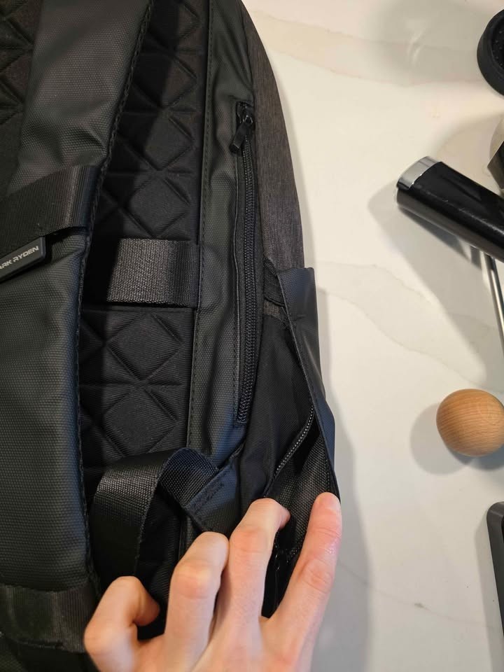 MARK RYDEN dark grey backpack 14L, Fits for 15.6″ laptop.