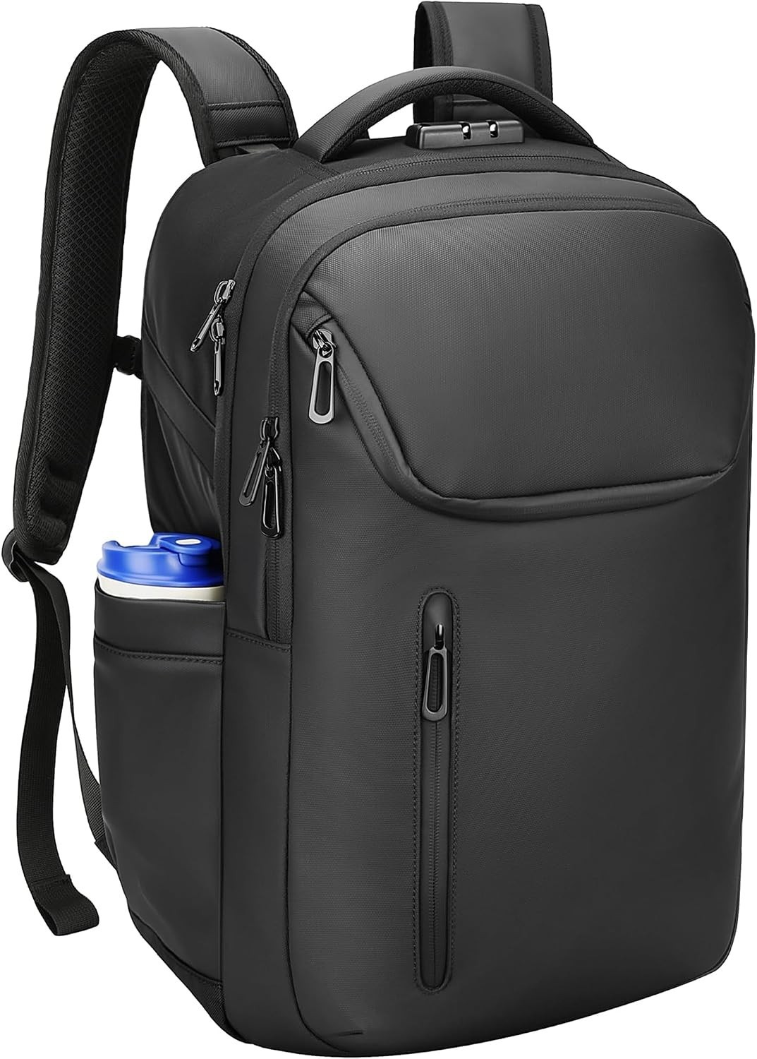 Versatile Water-Resistant Business Backpack with USB Charging for Professionals