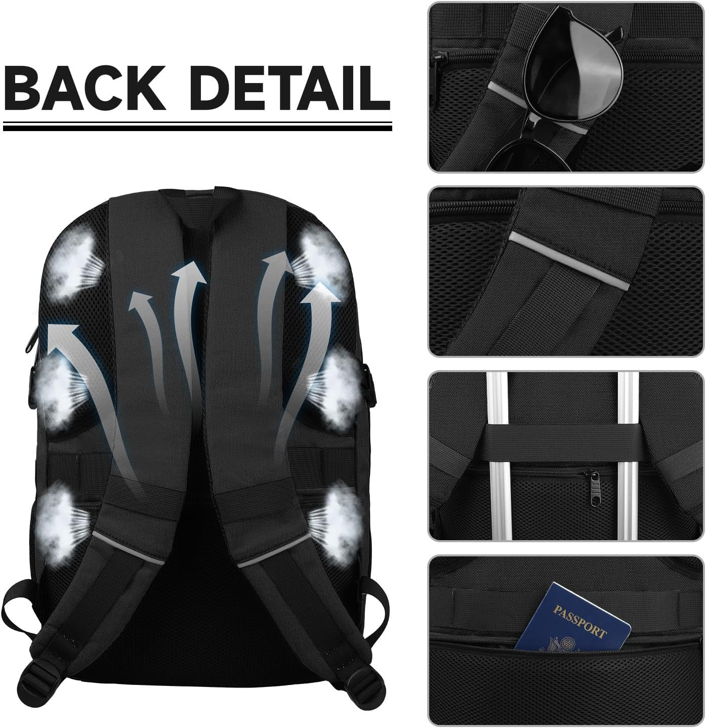 Travel Backpack, Large Carry on Backpack, 17 Inch Laptop Bag, Big Sturdy Tsa-Fri