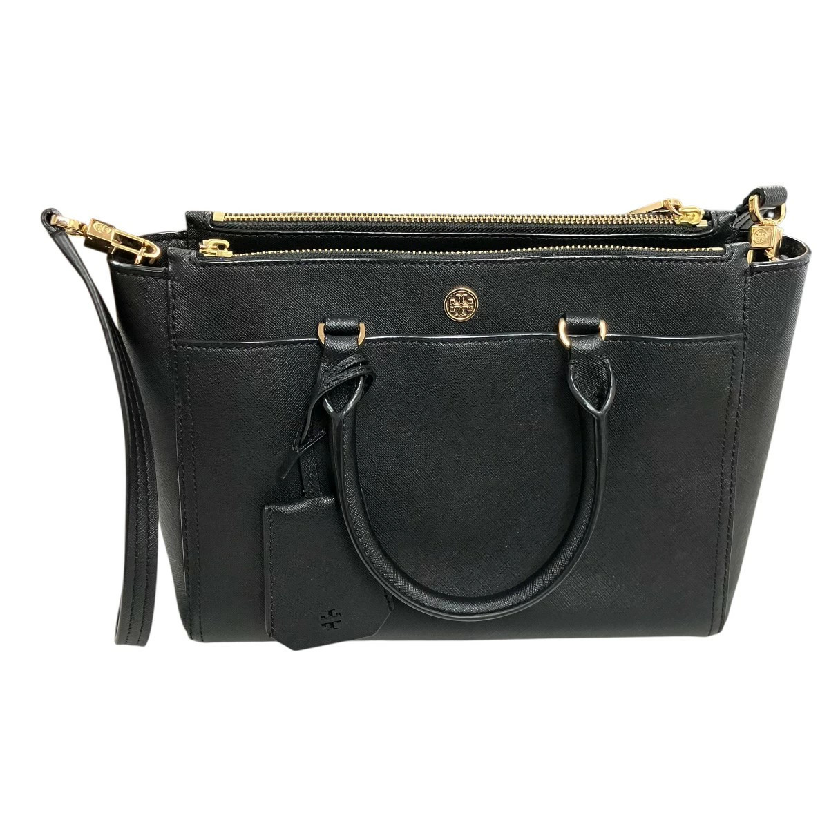 TORY BURCH Robinson 2-Way Shoulder Bag 10005608 07-18 Black Size: Not Specified