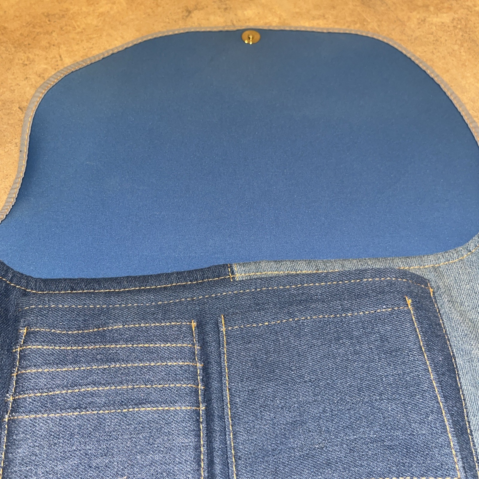 Brand Ban.do Denim Logged On Laptop Bag Boho Hippie Style. Padded w/pockets