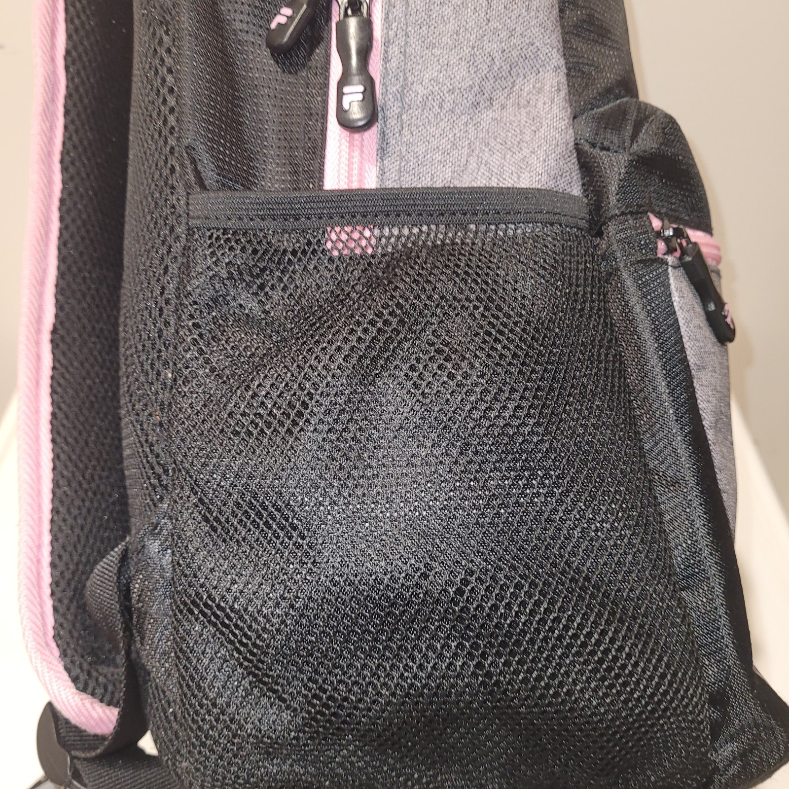 FILA Backpack~ Black/Grey/Pink & White Accents 15″ Multiuse Laptop/Tablet Sleeve