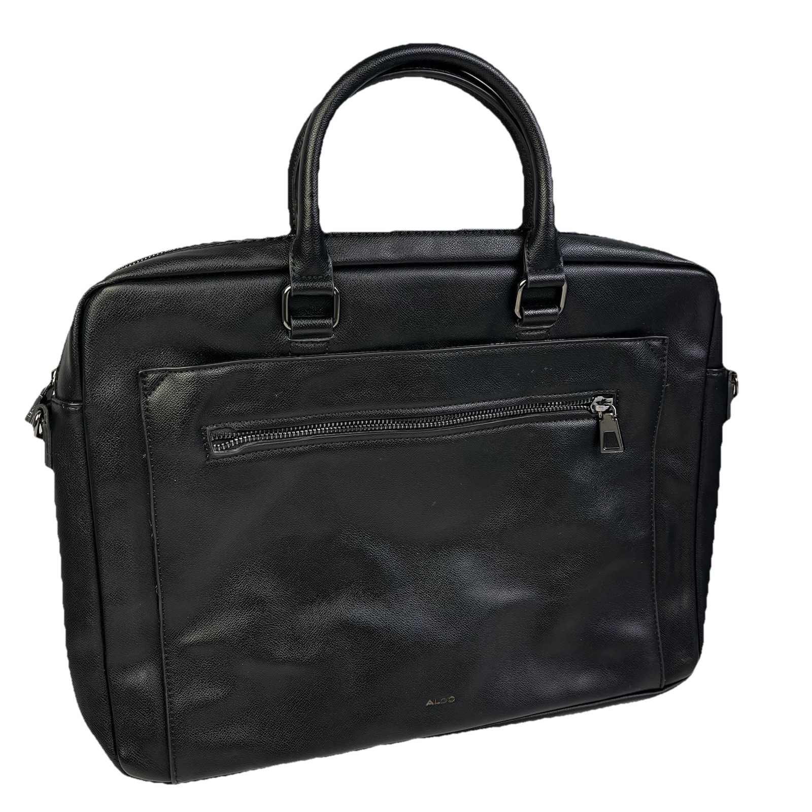 Aldo Messenger Bag Black Laptop Computer Zipper Pockets