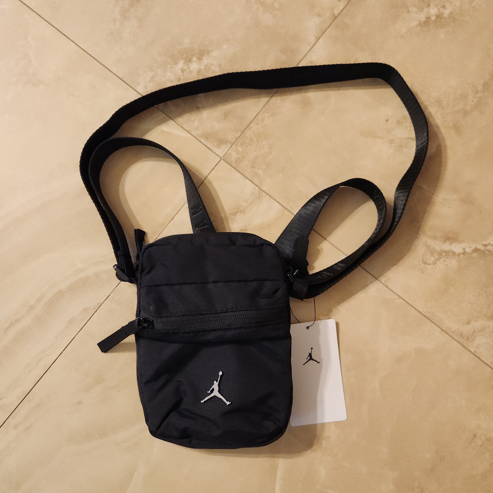 JORDAN AIRBORNE FESTIVAL BAG Black Jordan Mini Compact Crossbody Shoulder Bag