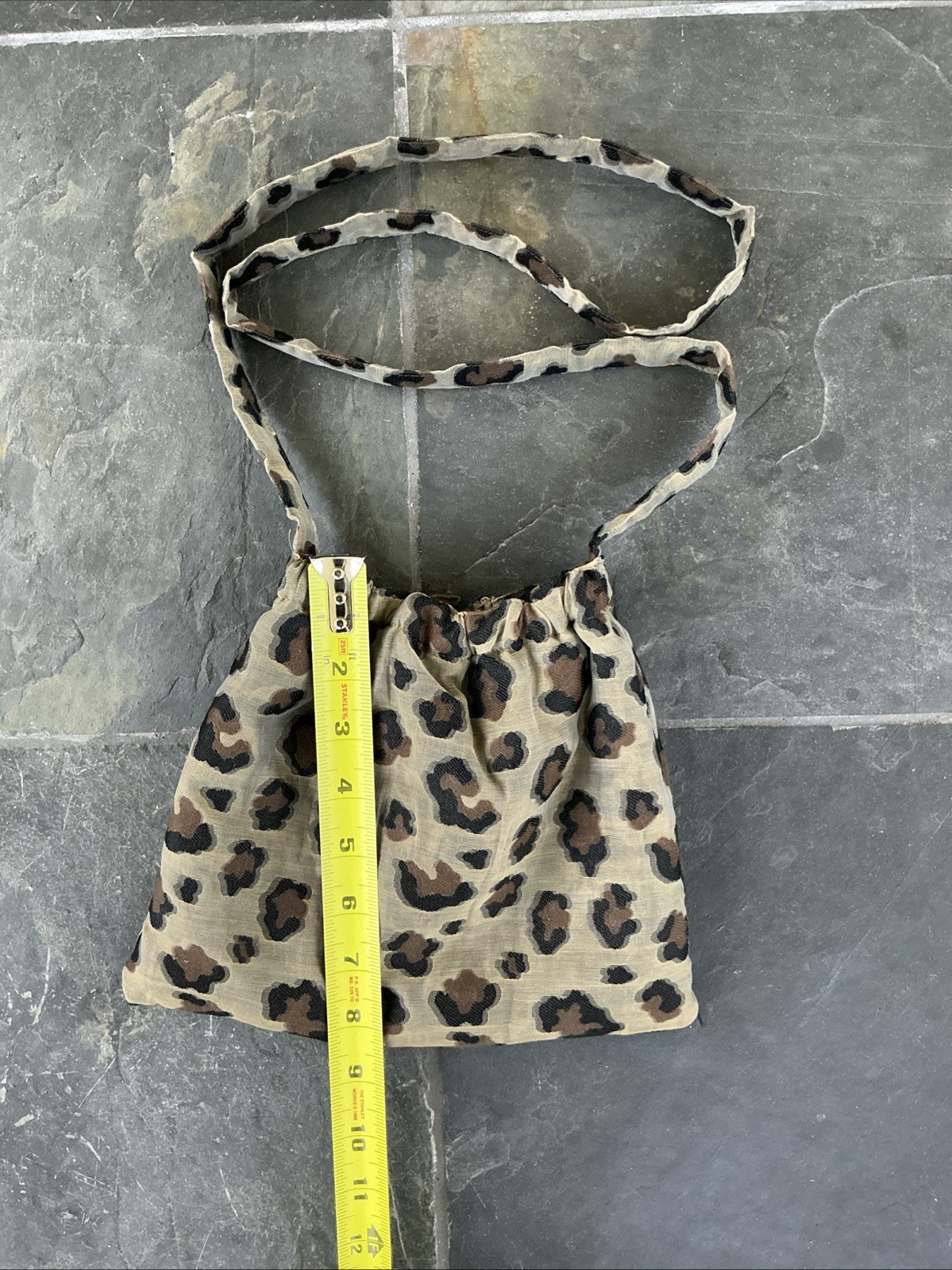 Needles Nepenthes Leopard Cheetah Sling Shoulder Crossbody Bag Small Japan Print