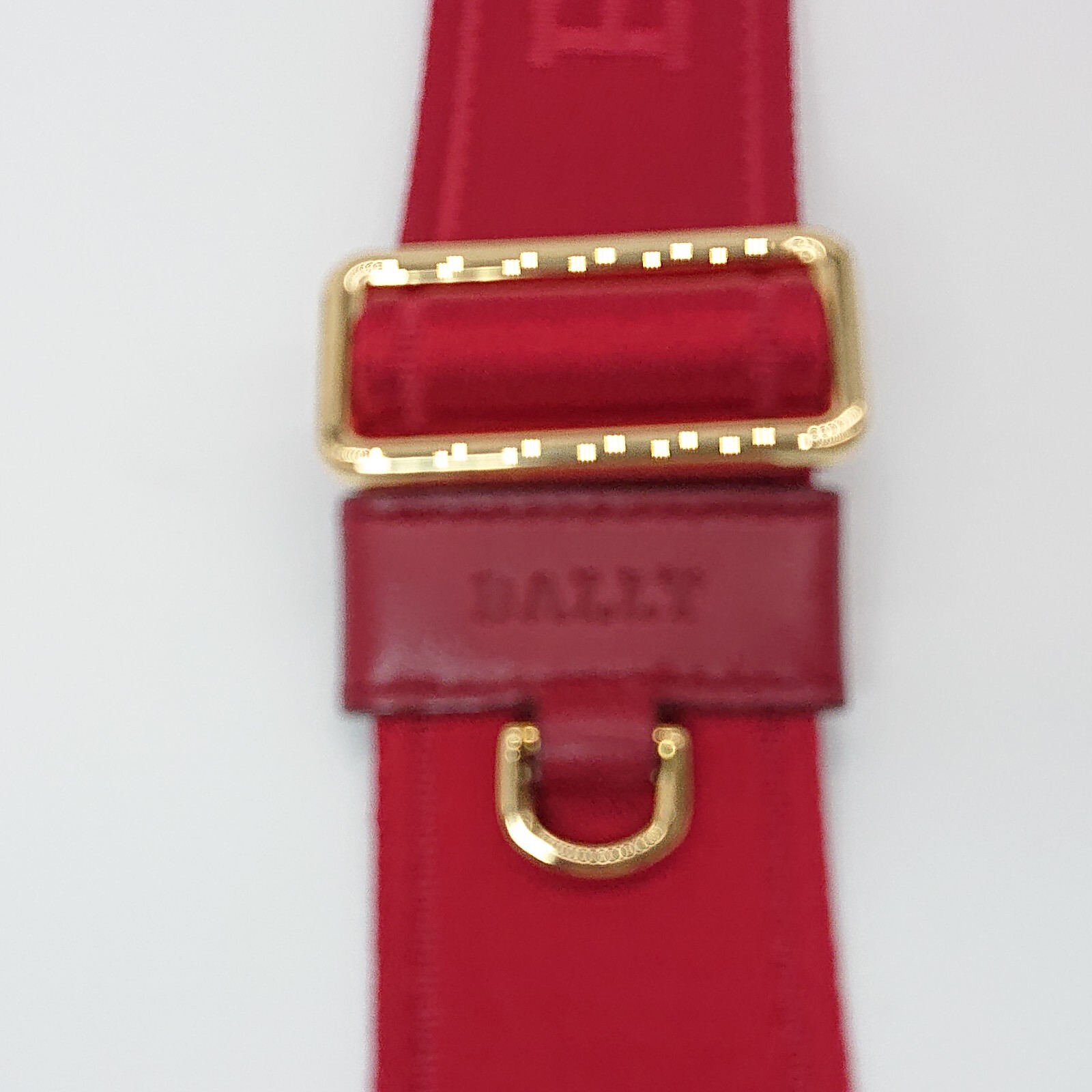 BALLY Shoulder Bag Trainspotting Leather Red Strap DENNI QT China