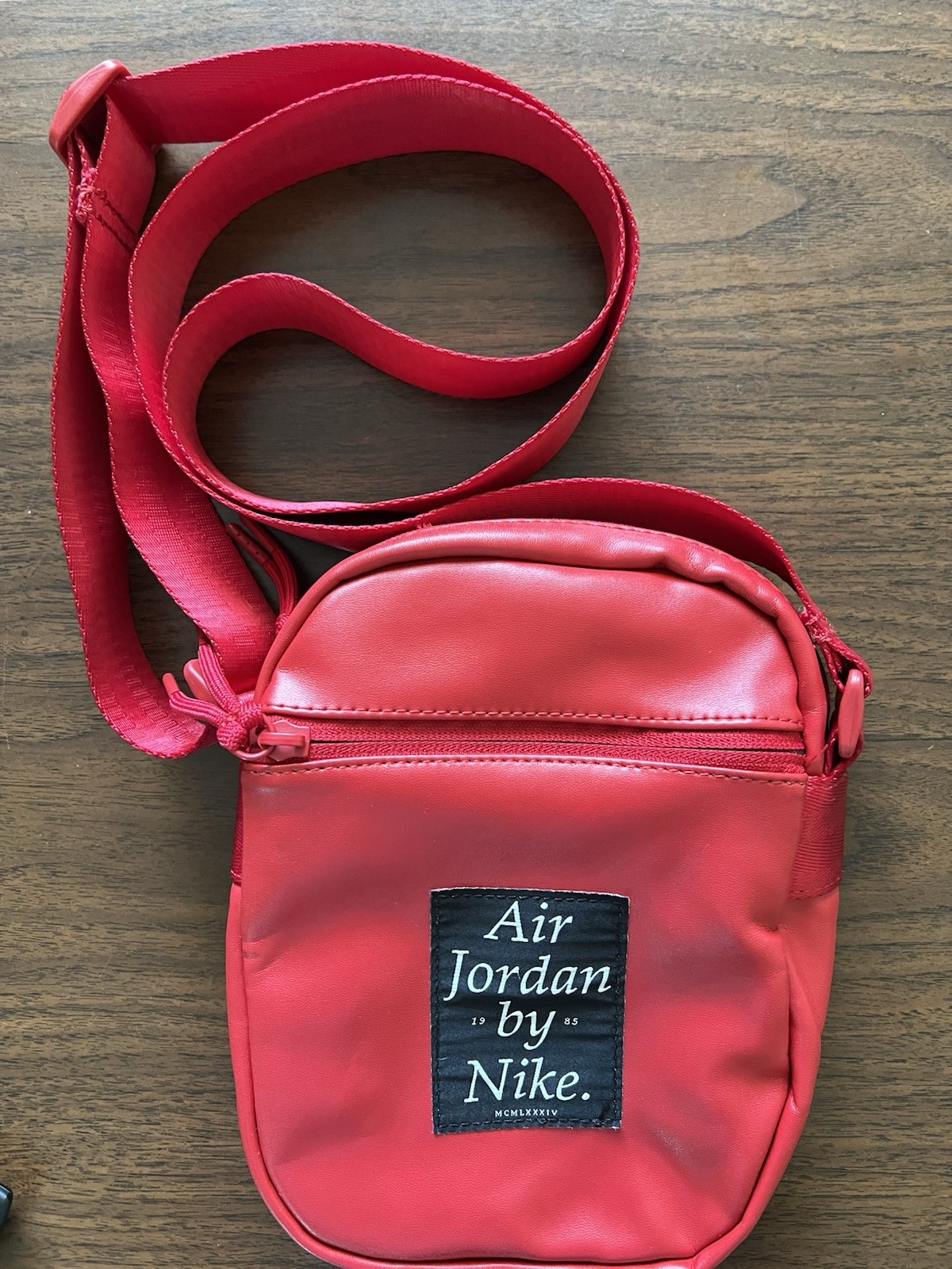 Air Jordan by Nike Red Crossbody bag Made in Indonesia 100% Polyester