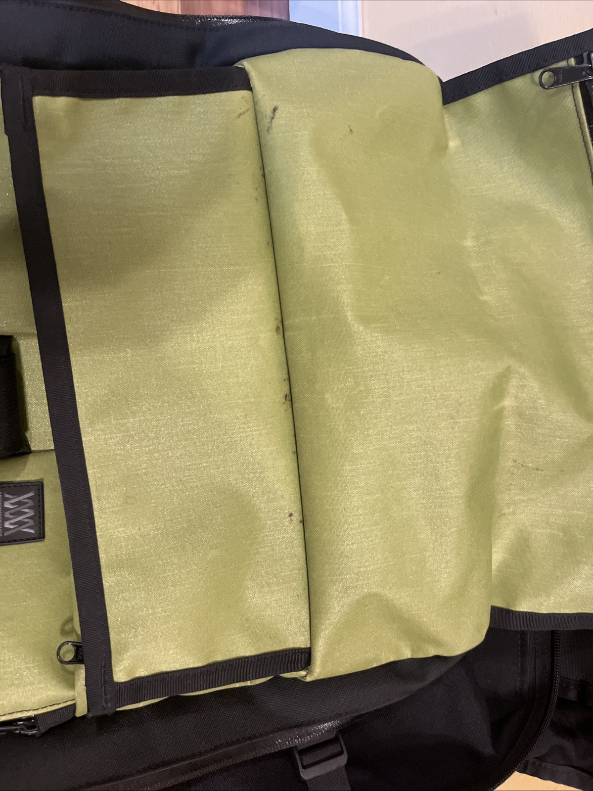 Mission Workshop Rambler Expandable Backback 29L to 65L Roll Top Green Made USA