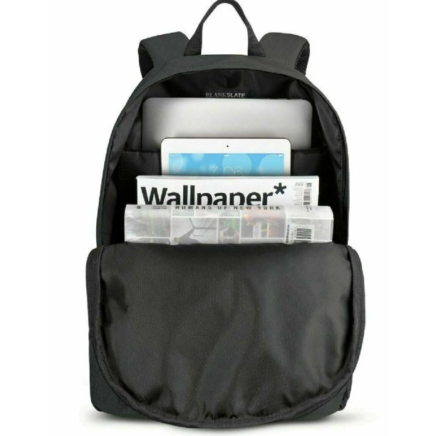 Solo Blankslate Black Shoulder Backpack Work Travel Gym Bag School MSRP $70