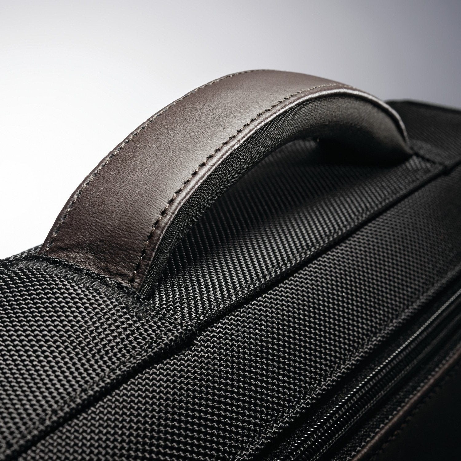 Samsonite Kombi Flapover Briefcase ( Black/Brown ) Black/Brown U2