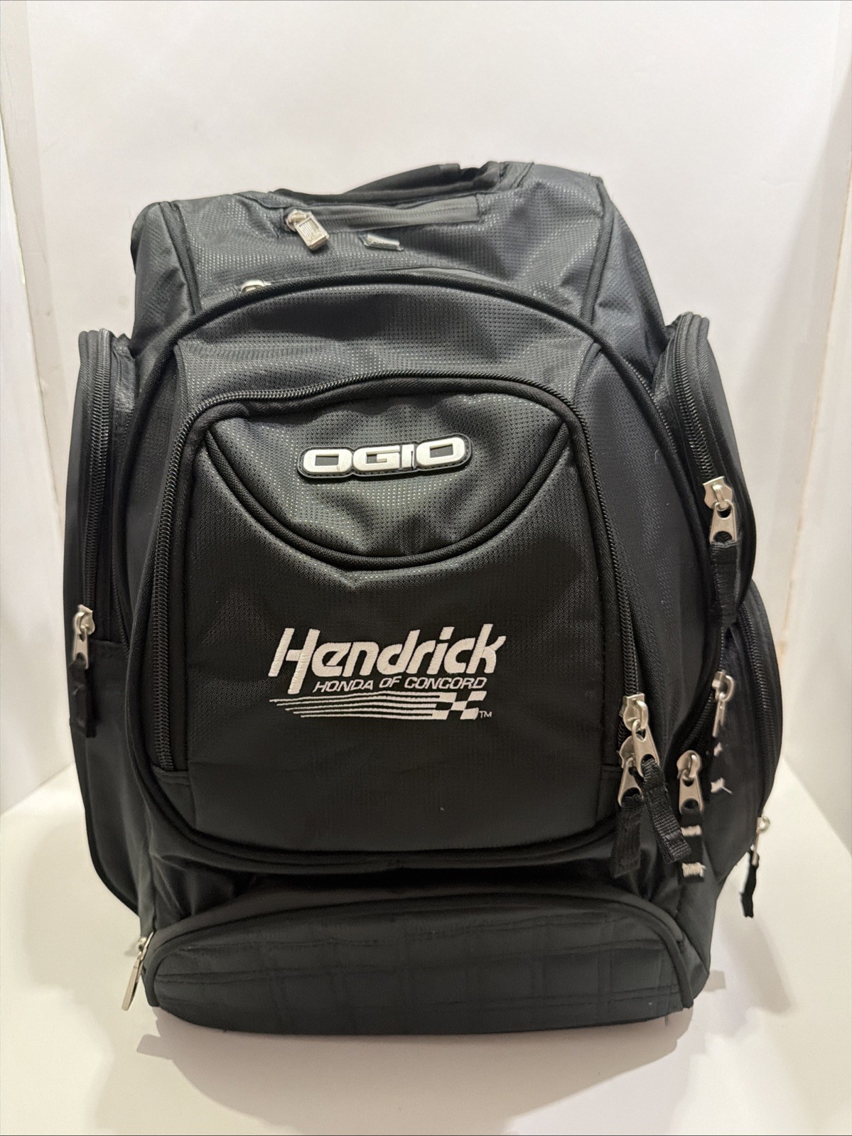 Ogio Hendrick Cars Ballistic Nylon Backpack Laptop Black Travel Bag