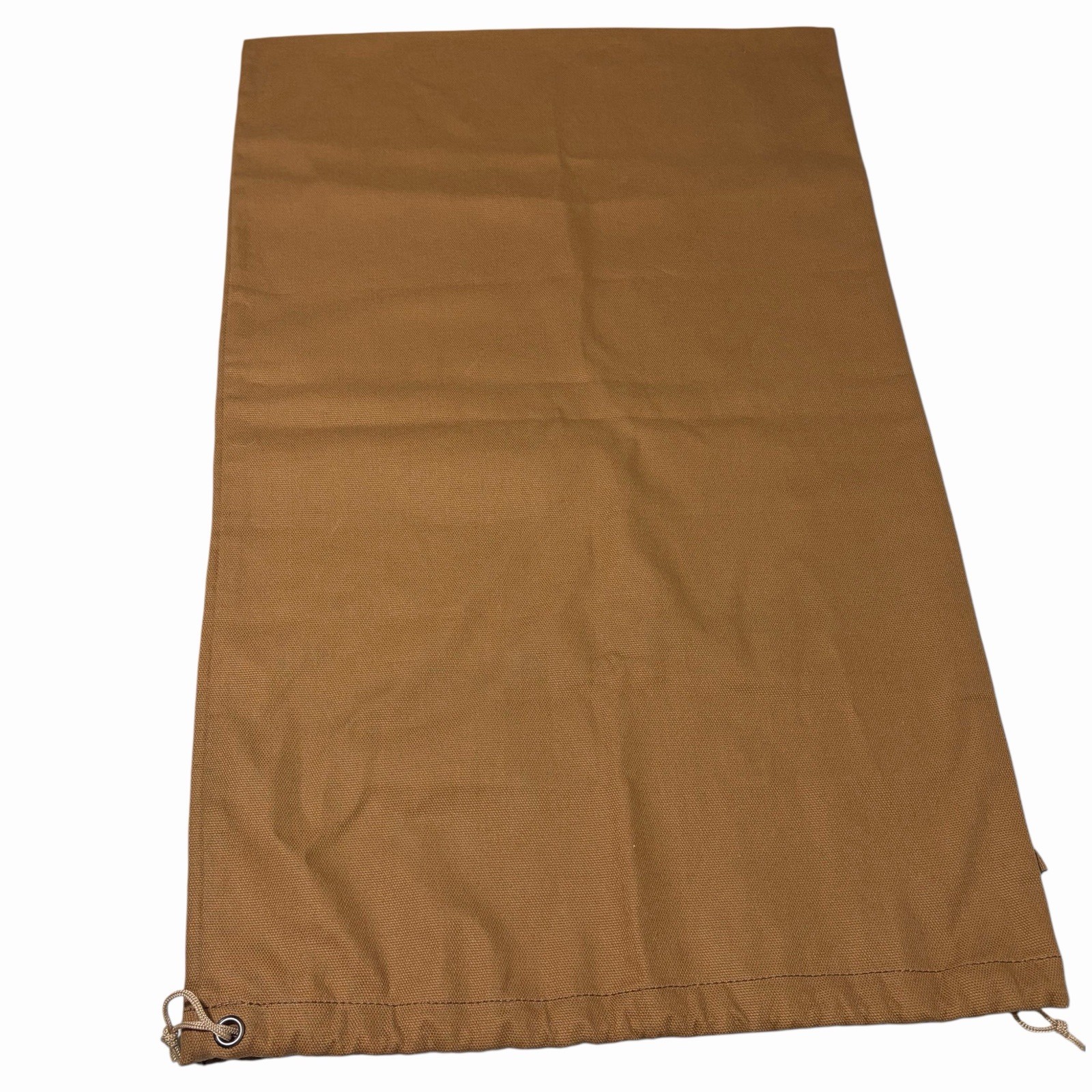 Duluth Trading Co Canvas Drawstring Laundry/Dust Bag Dark Brown 27”x17”
