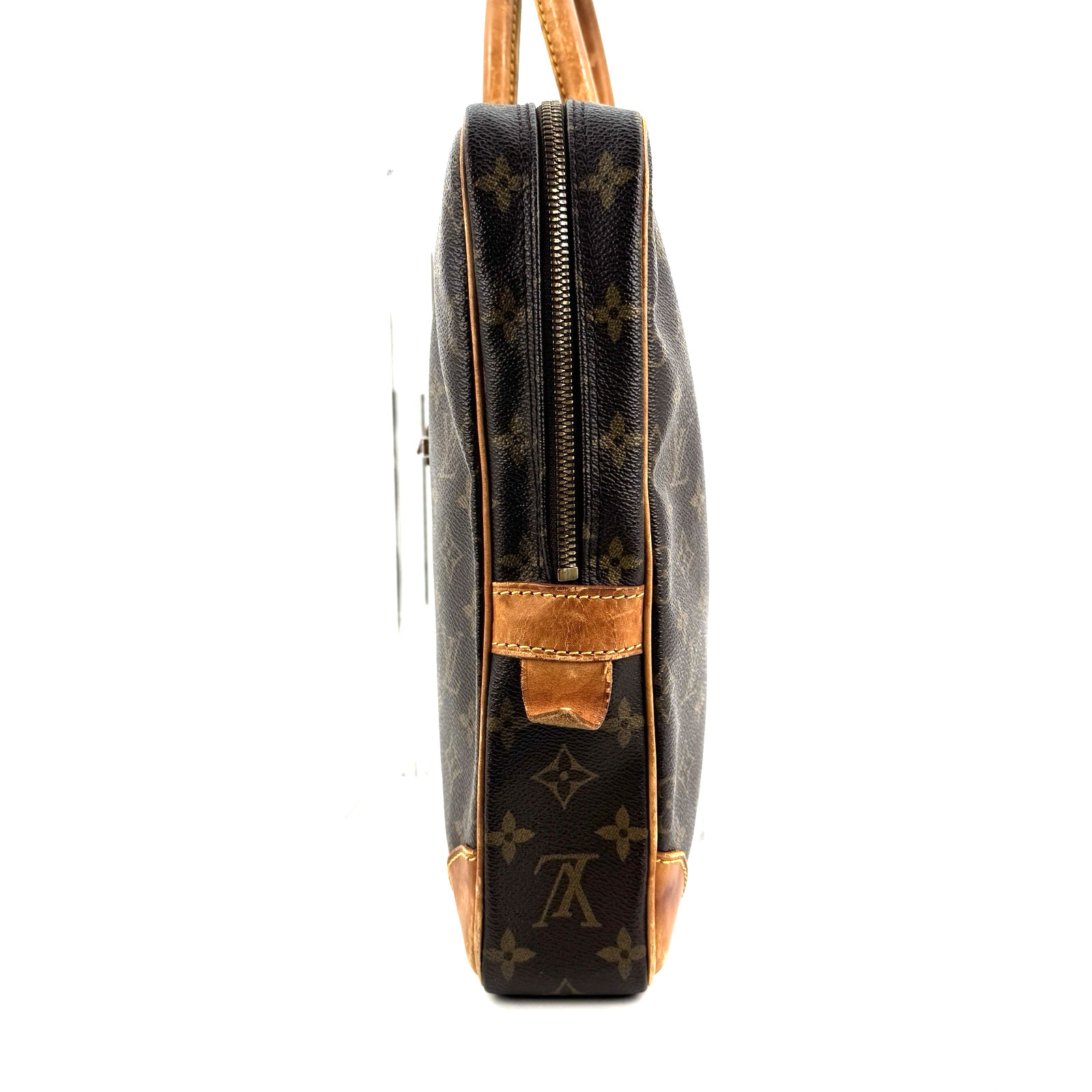 Louis Vuitton Briefcase Porte Document Voyage Monogram Business Bag Authentic