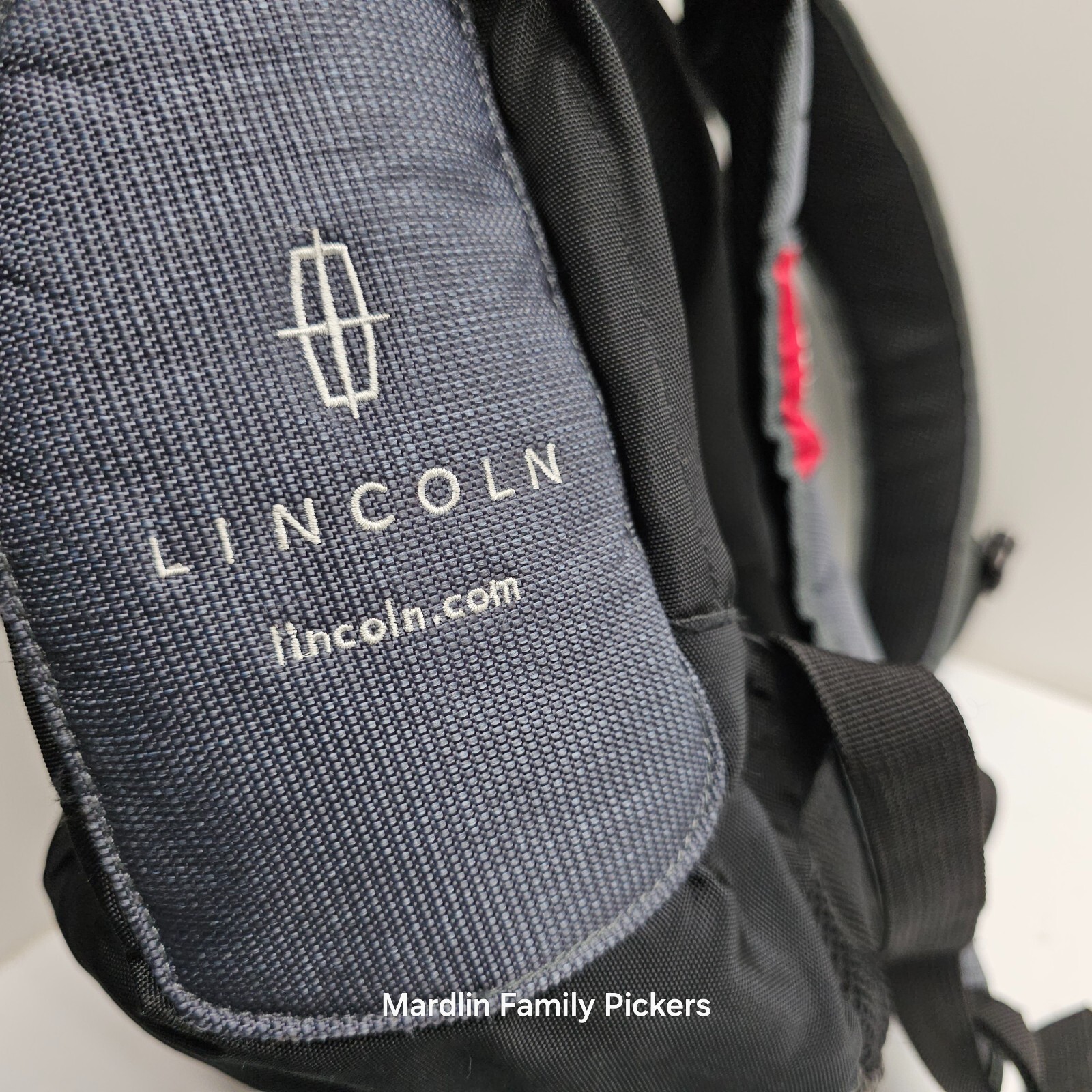Lincoln Backpack Rucksack Gray Red Black Promotional Travel School Bag Padded