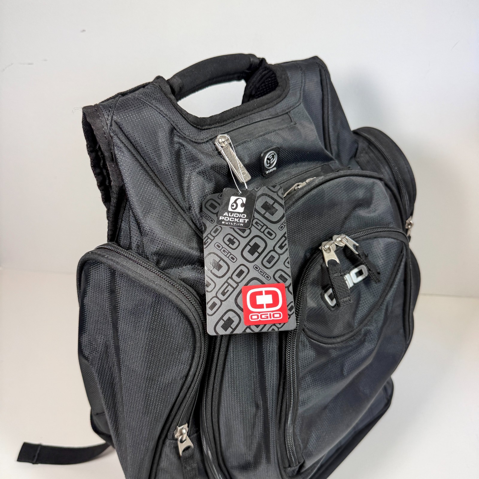 🔥 OGIO Metro Street Black Backpack w/ Audio Tech Laptop Pockets READ