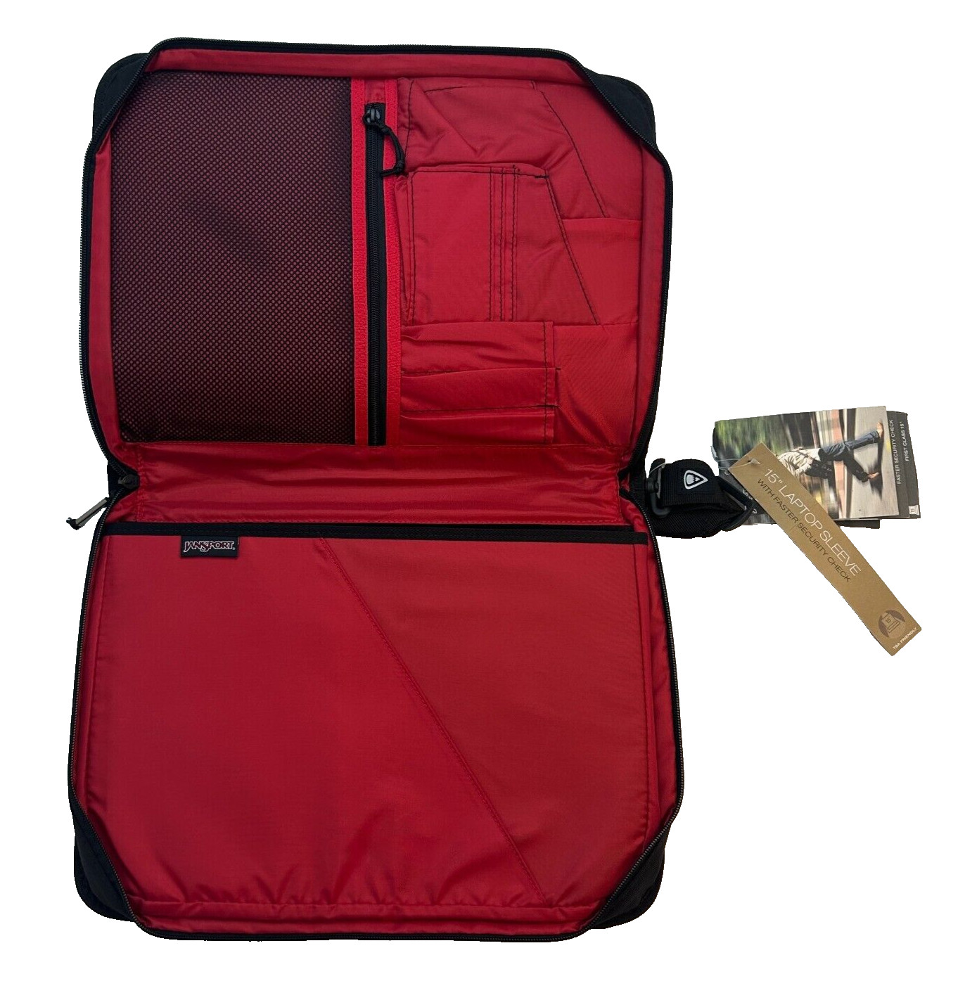 JanSport Messenger Shoulder Bag First Class 15” Laptop 10×14.7×1″ Carrier New