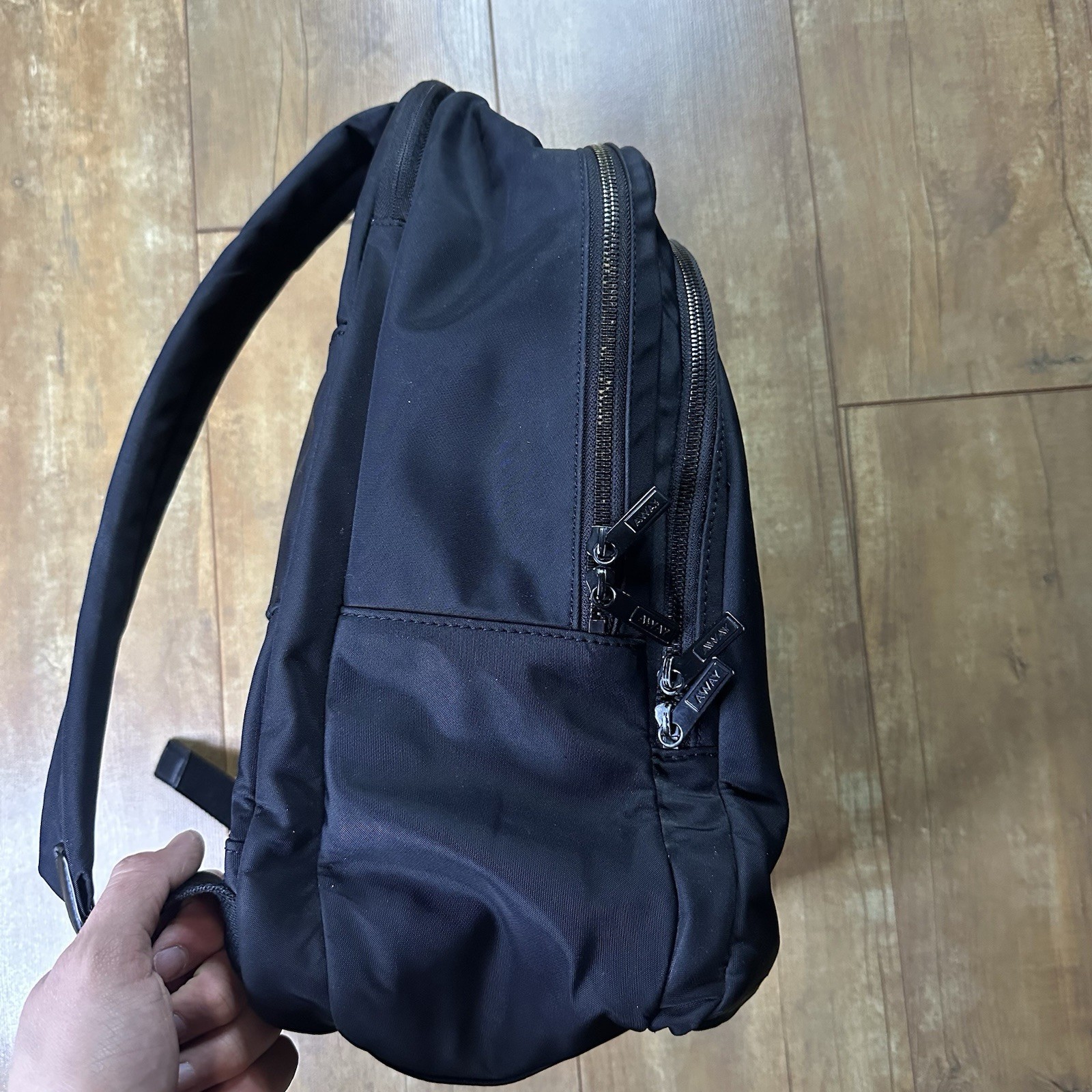 AWAY Travel The Everywhere Zip Backpack – Navy Blue Color – Used Condition
