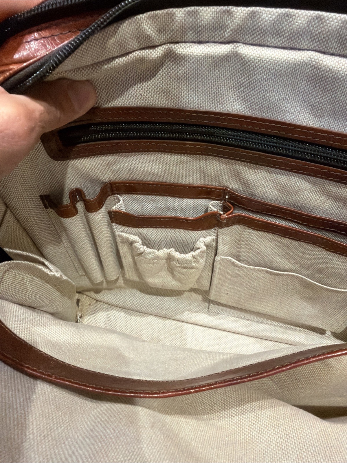 Bosca Brown Men’s Briefcase