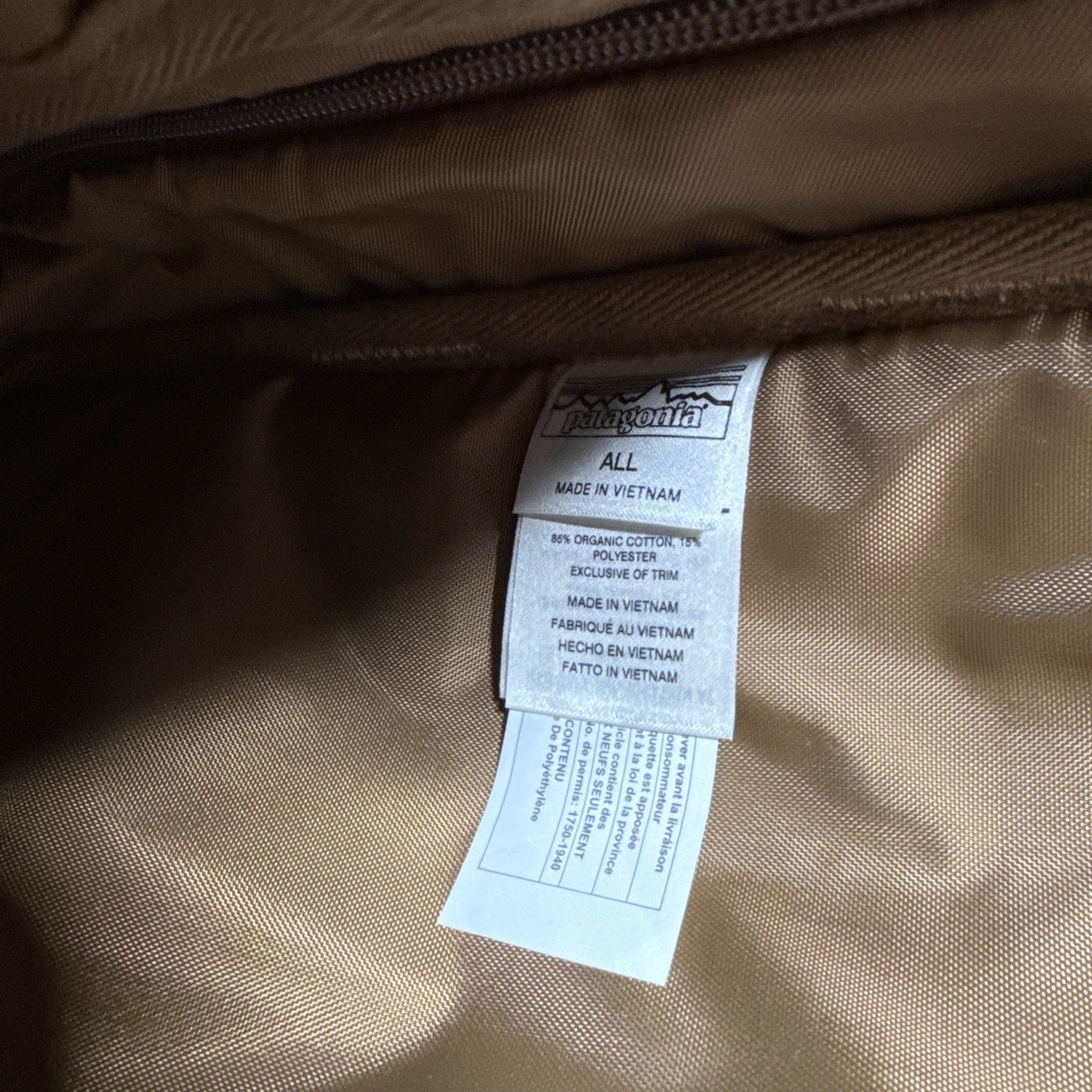 Patagonia 3-Way Briefcase Backpack Shoulder Bag Rare Fish Embroidered Neutral