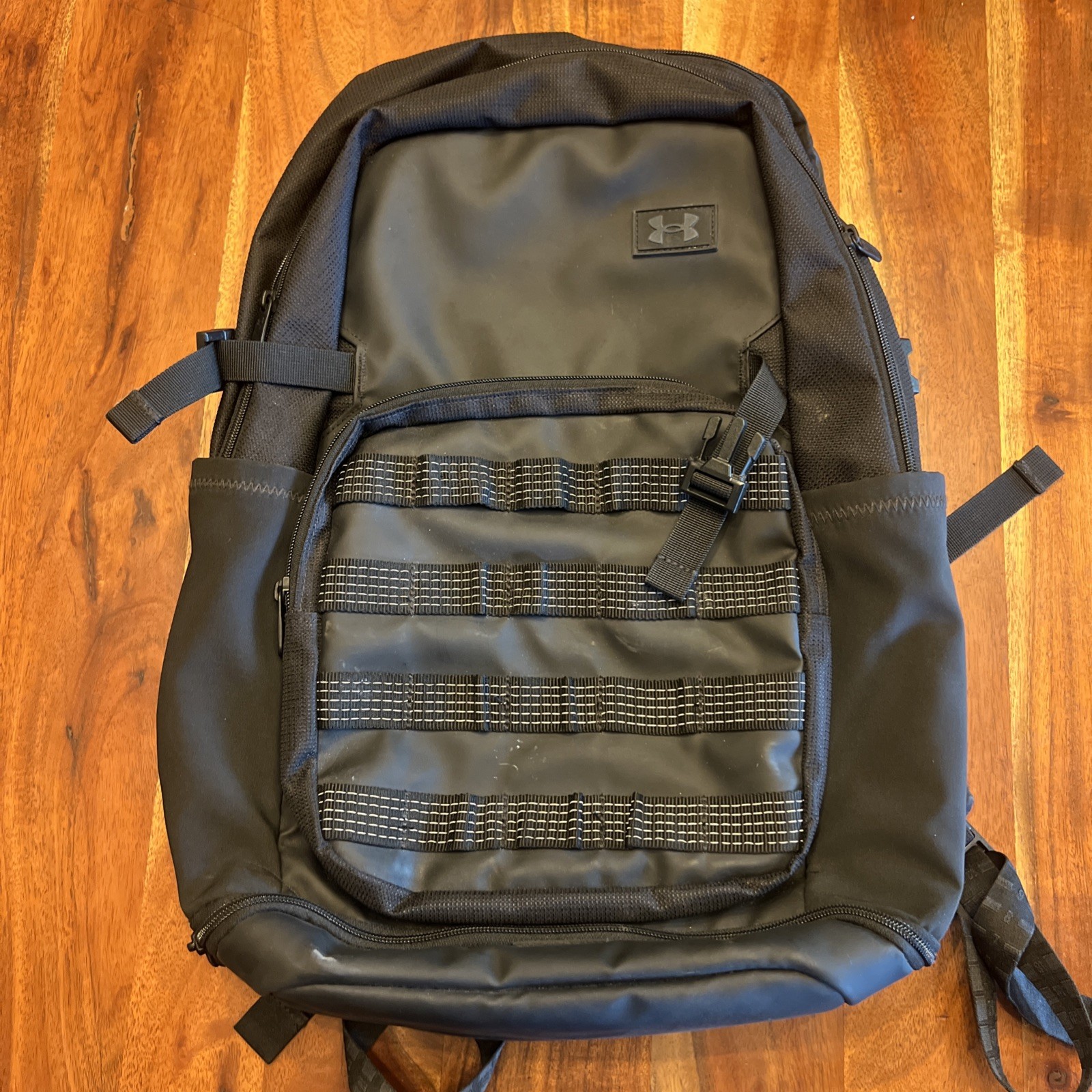 UA Under Armour Storm Triumph Sport Backpack Cordura Fabric Black 19×11″